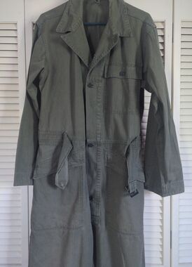 Green Canvas Jumpsuit size XL